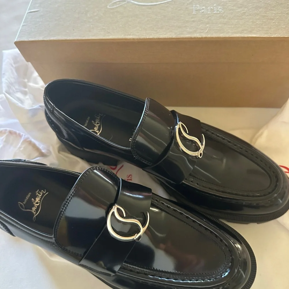 Christian Louboutin Leather Loafers
